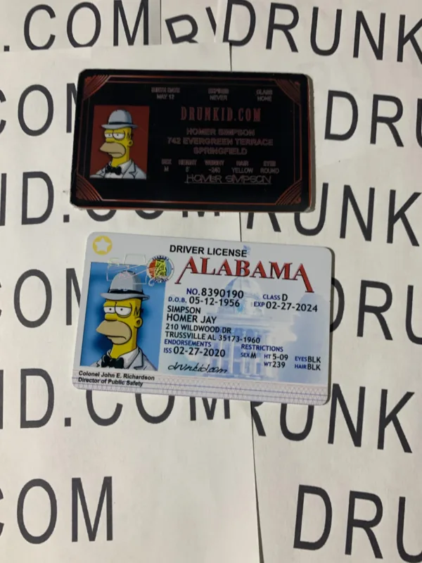 Alabama Fake ID Hologram