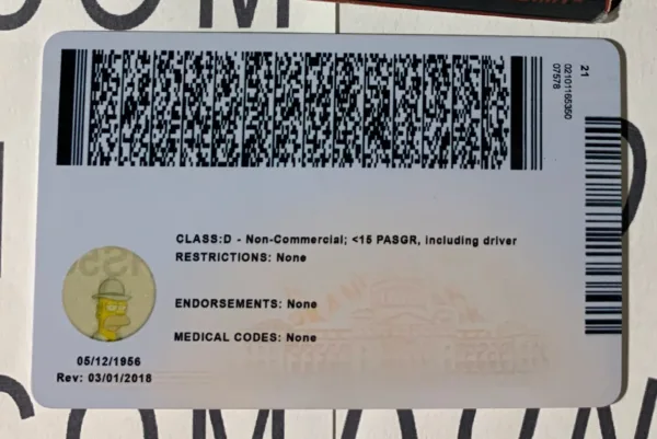 Arkansas Fake ID Barcode