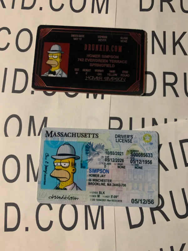 Massachusetts Fake ID Hologram