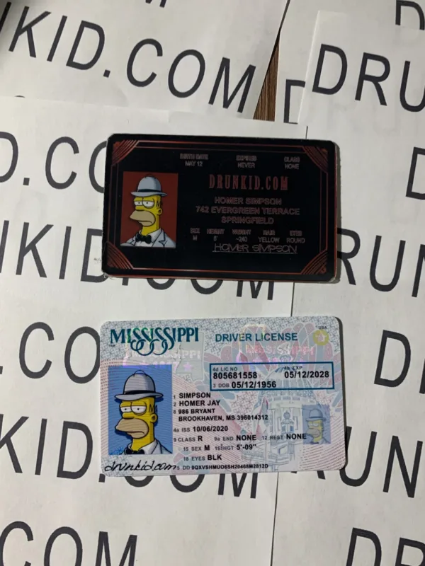 Mississippi Fake ID Hologram