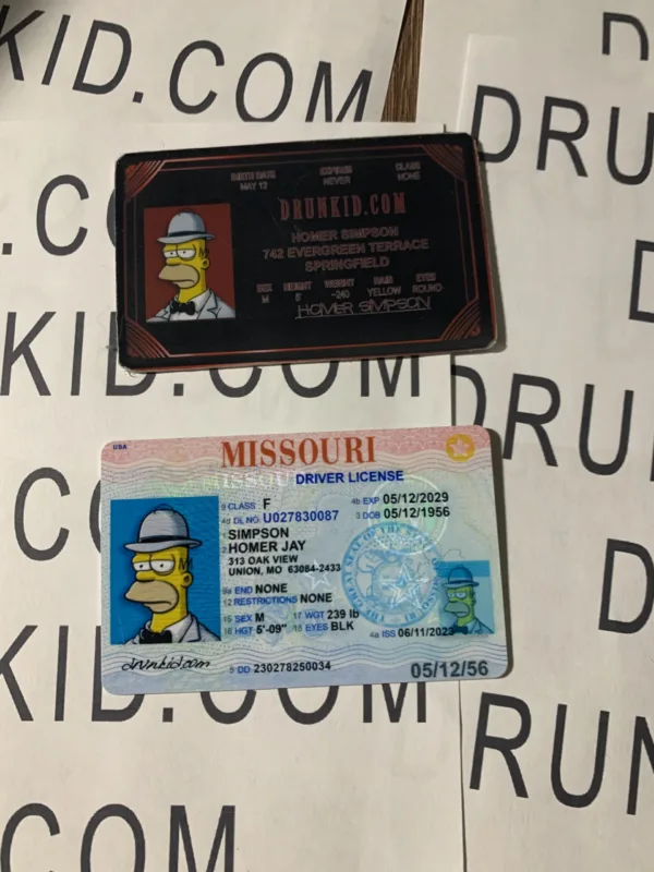 Missouri Fake ID Hologram