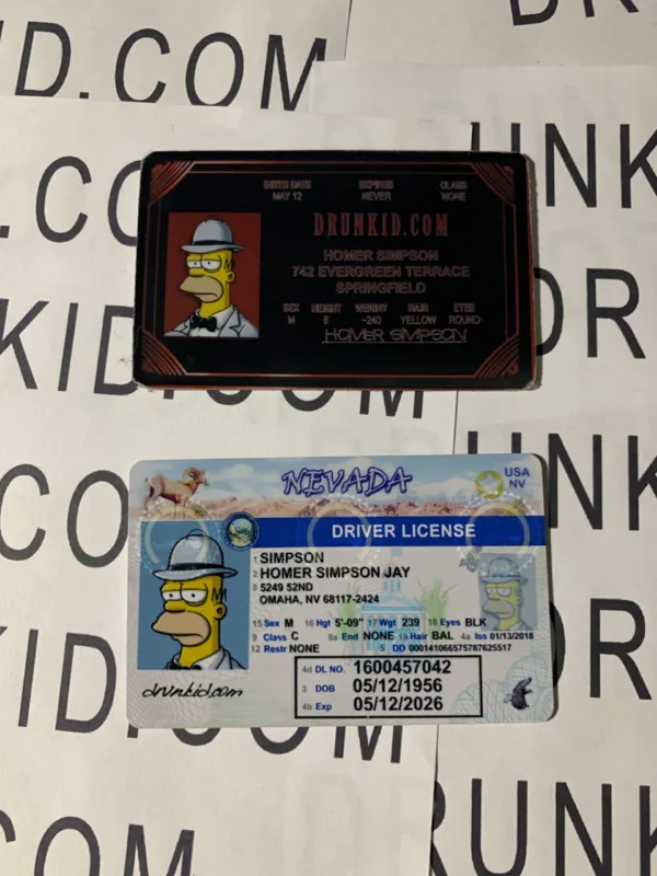 Nevada Fake ID Hologram
