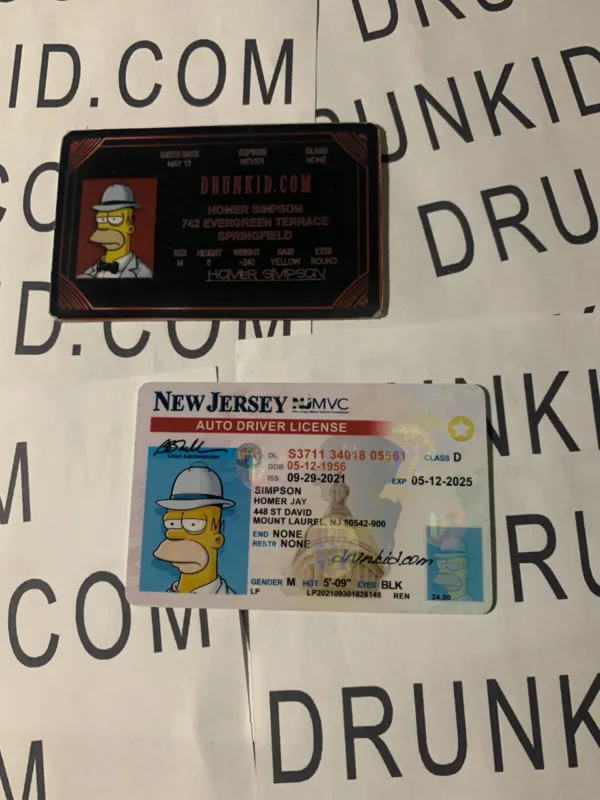 New Jersey Fake ID Hologram