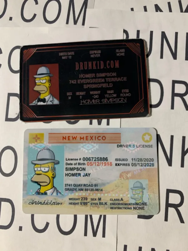 New Mexico Fake ID Hologram