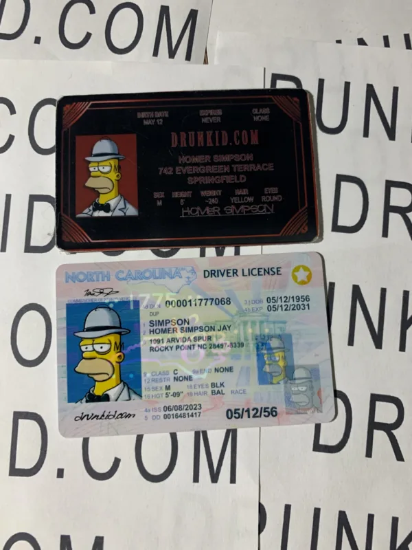 North Carolina Fake ID Hologram