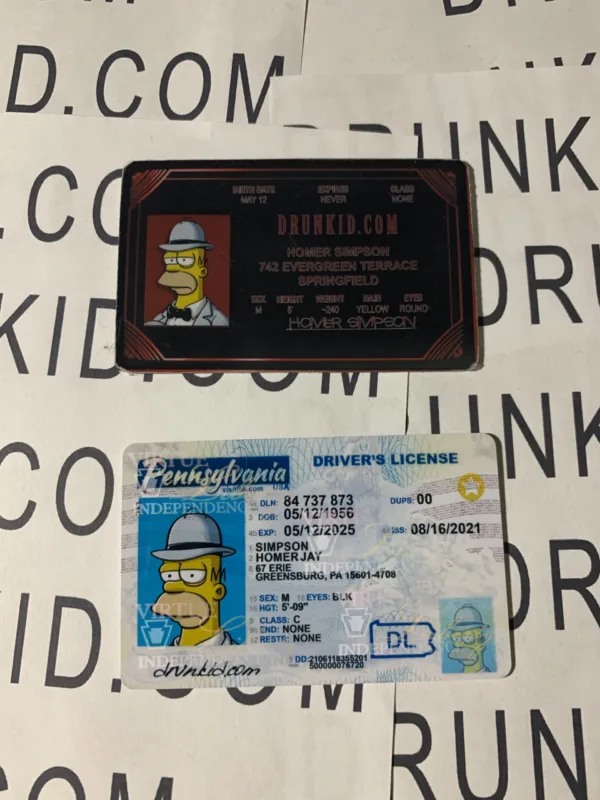 Pennsylvania Fake ID Hologram