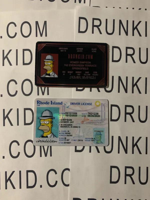 Rhode Island Fake ID Hologram
