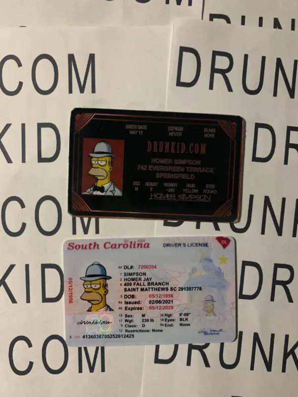 South Carolina Fake ID Hologram