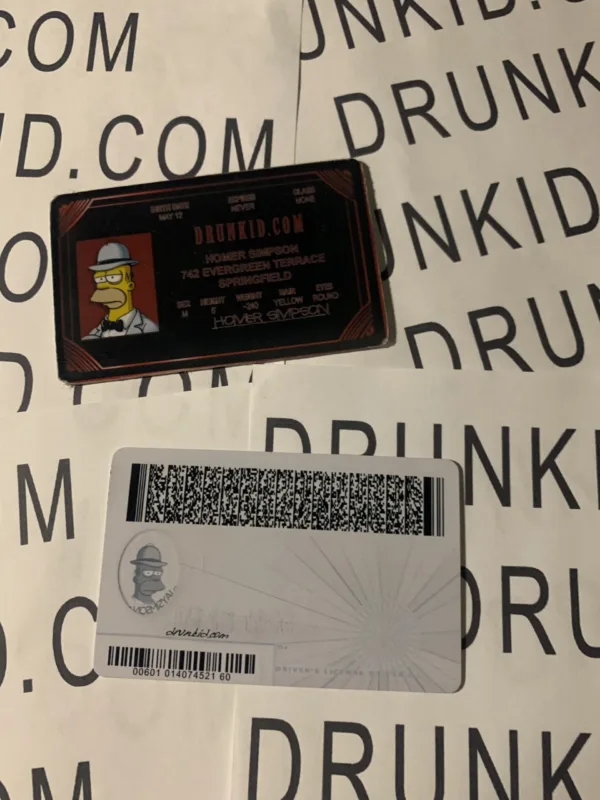 Virginia Fake ID Backside