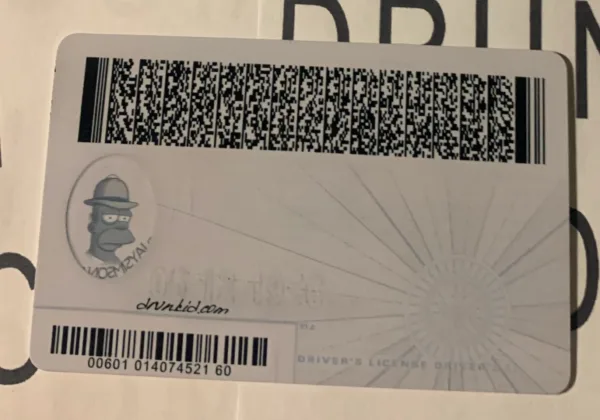 Virginia Fake ID Barcode