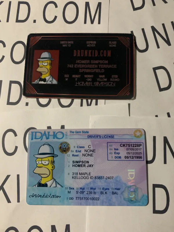 idaho Fake ID Hologram