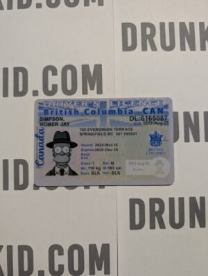 British Columbia Fake ID