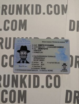 Nova Scotia Fake ID