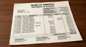 Bank Statement