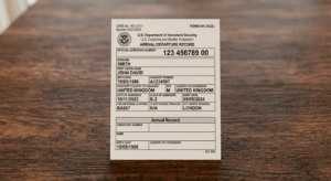 Form I‑94 Arrival/Departure Record