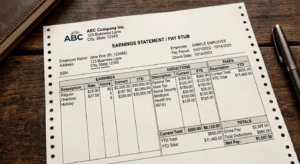 Pay Stub
