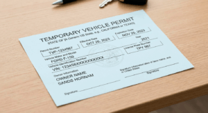Temporary Vehicle Permit