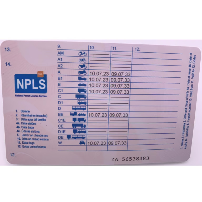 Irish Driving Permit - Image 3