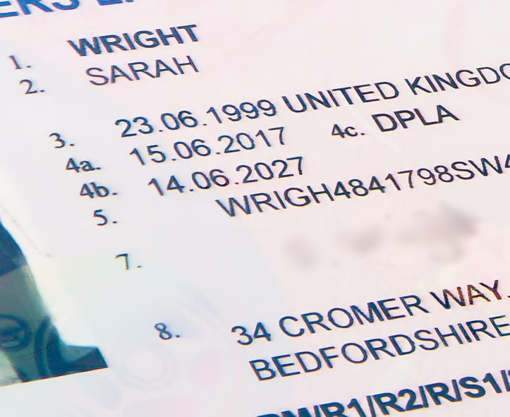 UK Drivers License 2021 - Image 4