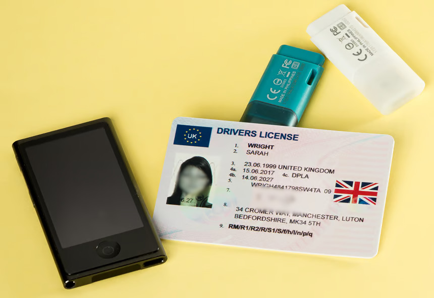 UK Drivers License 2021 - Image 6